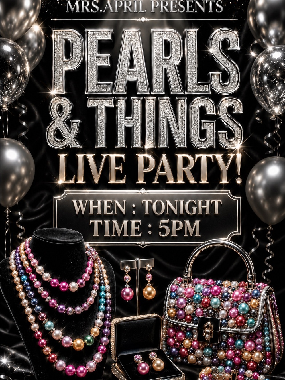 Pearls & Things Multicolor Pearl